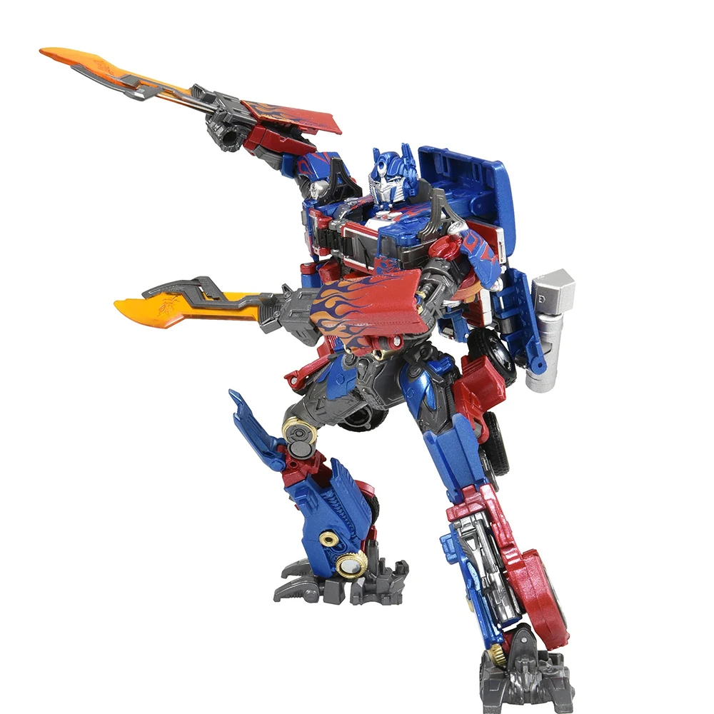 [In-Stock] Transformers Premium Finish PF SS-05 Optimus Prime Exquisite 16.5cm Voyager Class Action Figure Robot Model Toys