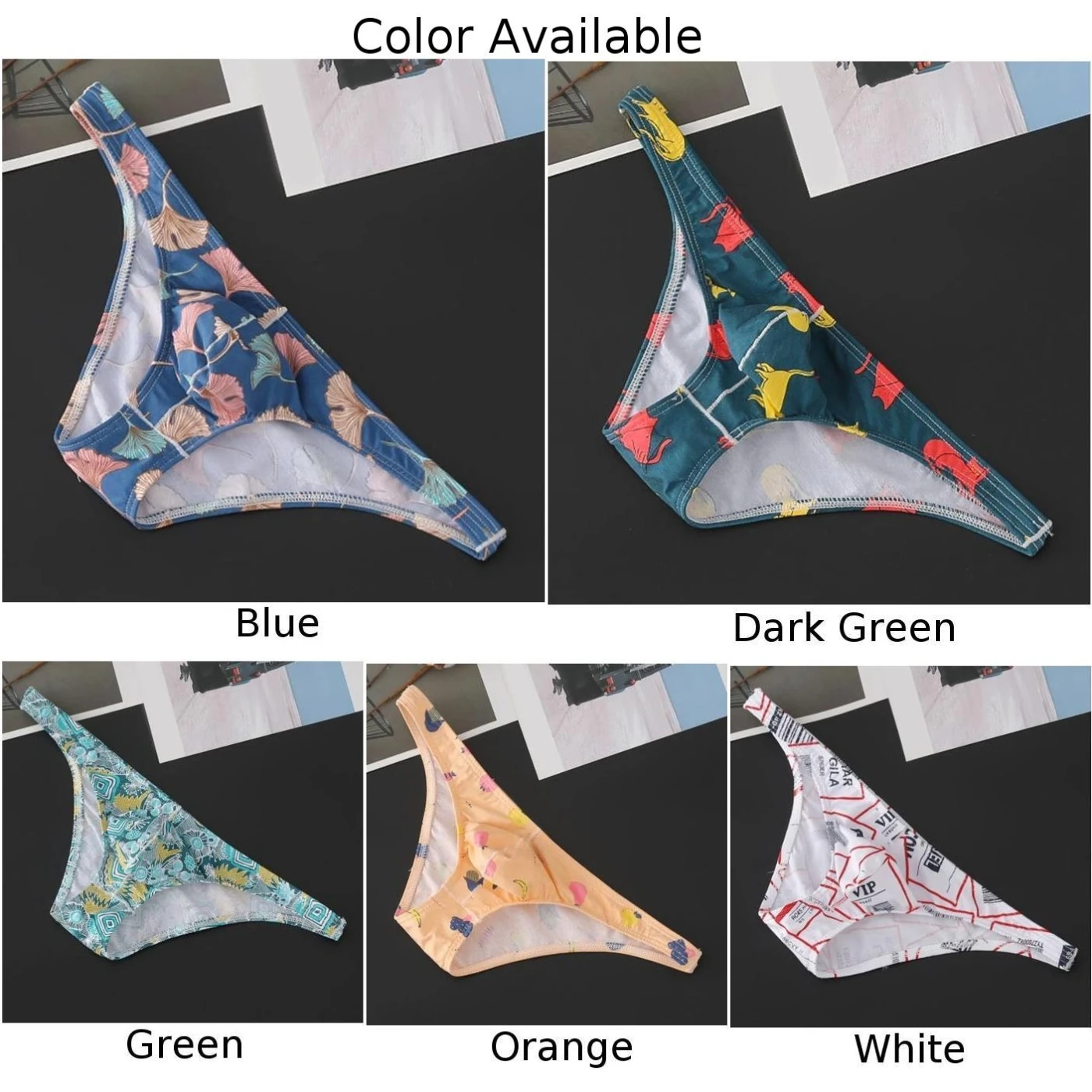 أزياء جديدة مريحة أنيقة سراويل داخلية السراويل منخفضة الخصر لينة موجز الملابس الداخلية الملابس الداخلية الرجال مثير الملابس الداخلية #4