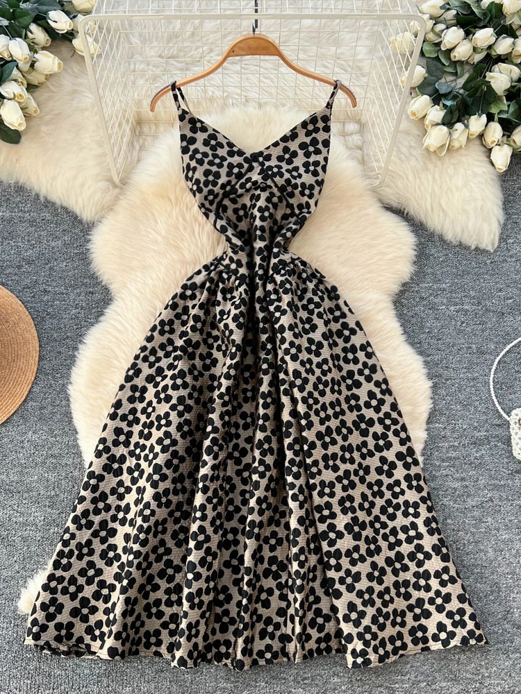 

Ele винтажная женская летняя сексуальная утягивающая юбка трапециевидной формы с леопардовым принтом и v-образным ремешком Dr, длинная Dr