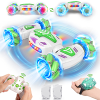 Gesture Sensing RC Stunt Car 2.4Ghz Remote Control Car 360° Rotating 4WD RC Cars Transform Hand Controlled Toys with Light Music