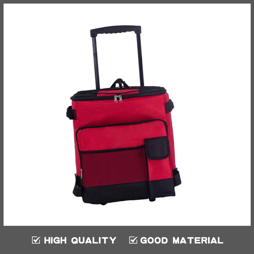 

Trolley insulation bag large capacity outdoor car picnic bag travel ice pack waterproof portable