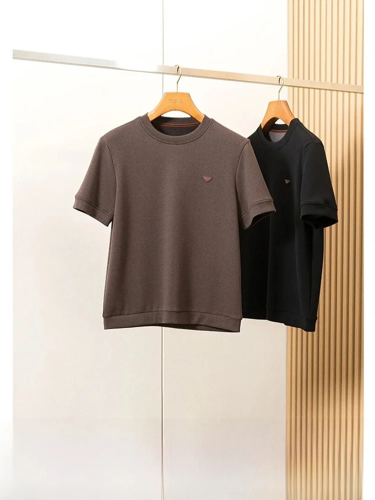 

Высококачественная легкая шерстяная футболка ort Sve, мужской базовый слой, топ Hlogous, весна-осень-зима, новинка Sle Luxury Faion