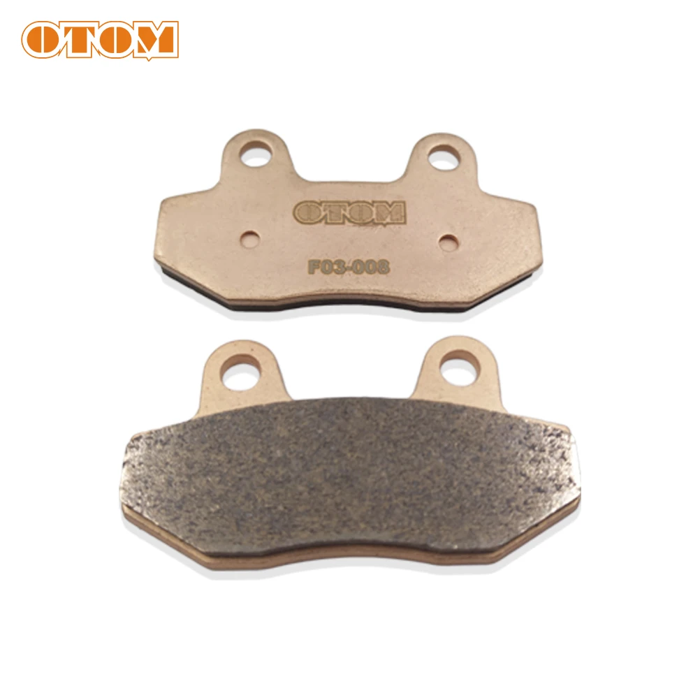 OTOM Motorcycle Front Brake Pads F03 Mountain Bike Copper Sintering Braking Disks For KAYO T4 T6 K6 GUIZUN MX6 Motocross Enduro