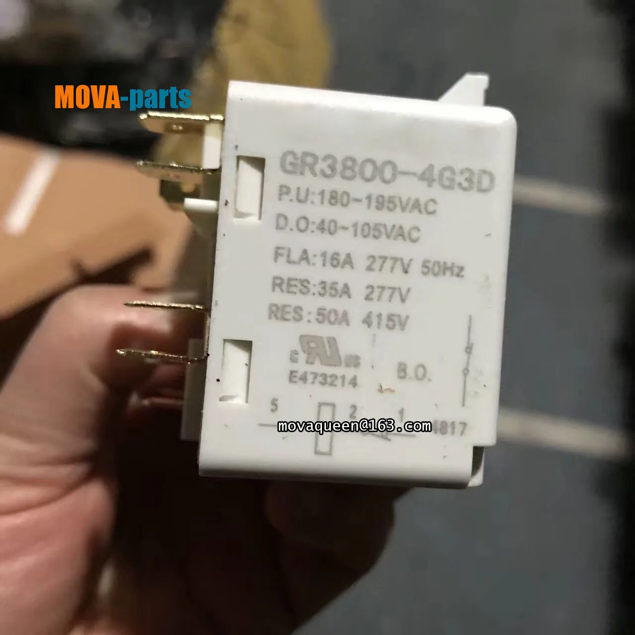 Ice Making Machine Accessories 3P GR3800-4G3D Compressor Start Relay