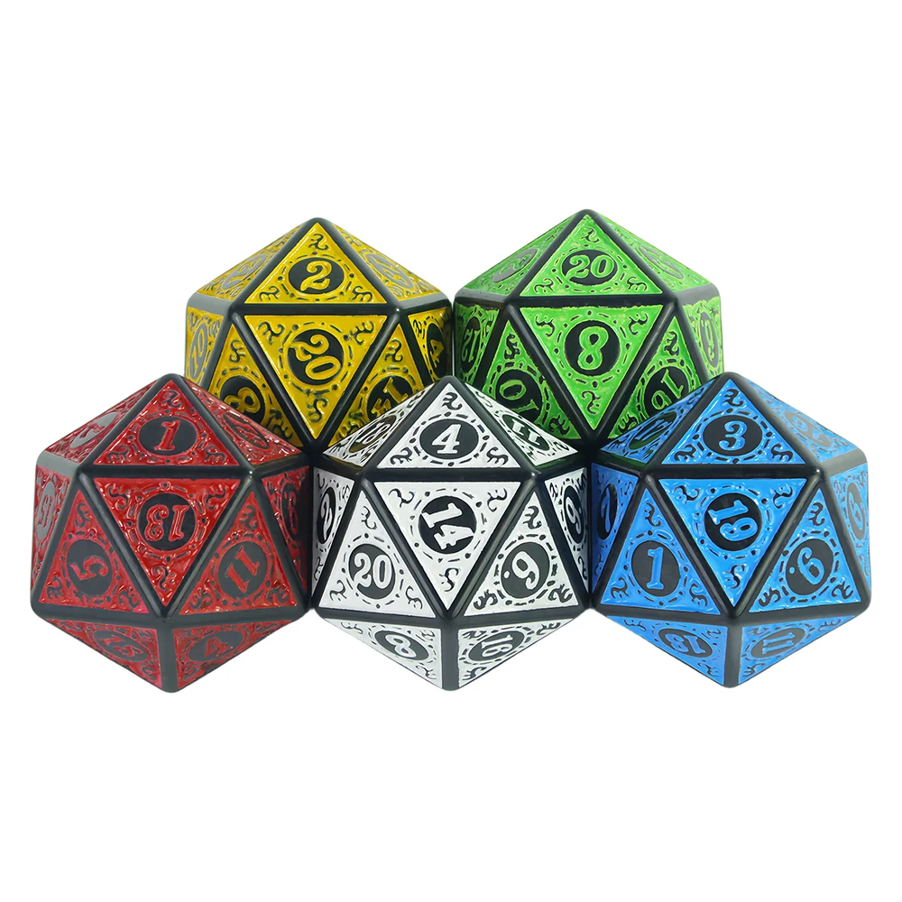 D20 Dice Set 10PCS 20 Sided for Board Games Dragon Rpg Dados Jogos Dnd As Christmas Birthday Gift