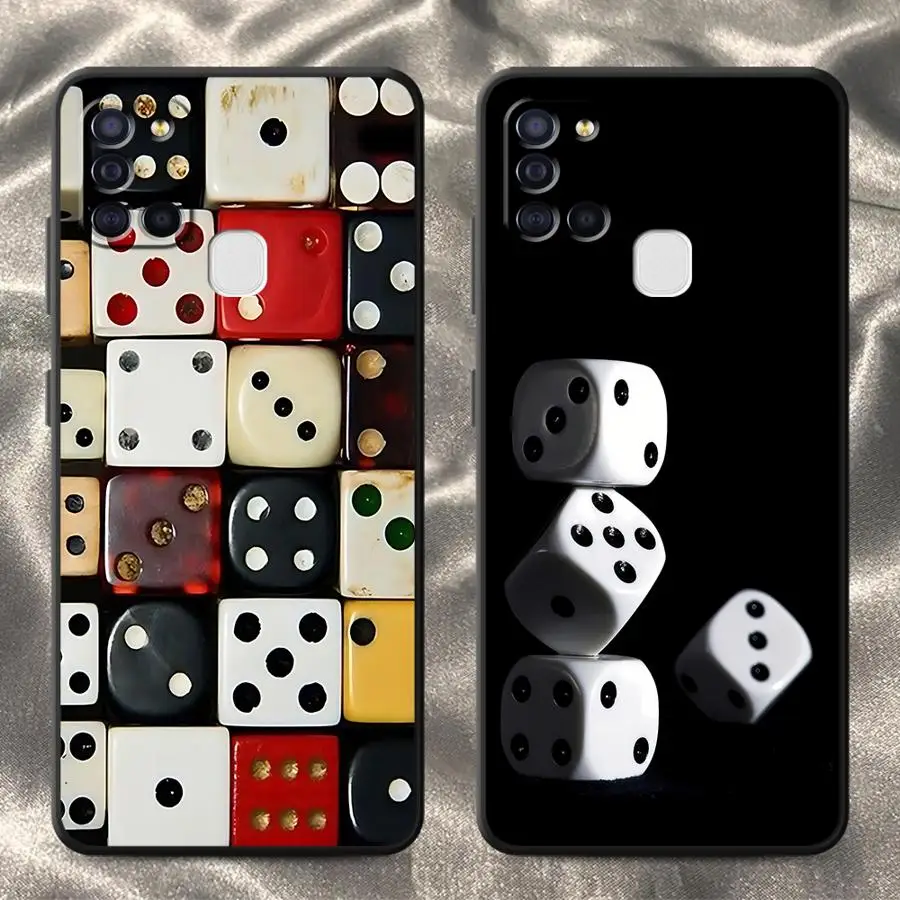 Sieve Playing Cards Phone Cover Case for Samsung Galaxy A02s A53 A71 A73 A05 A03 A04 A50 A56 A30s A20s A06