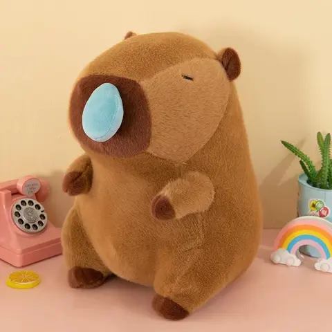 25-55CM Kapibala Capybara 플러시 장난감 인터넷 연예인 Capybara Jun 인형 추악한 귀여운 인형 기니피그 인형 소년 소녀 Anime Kawaii