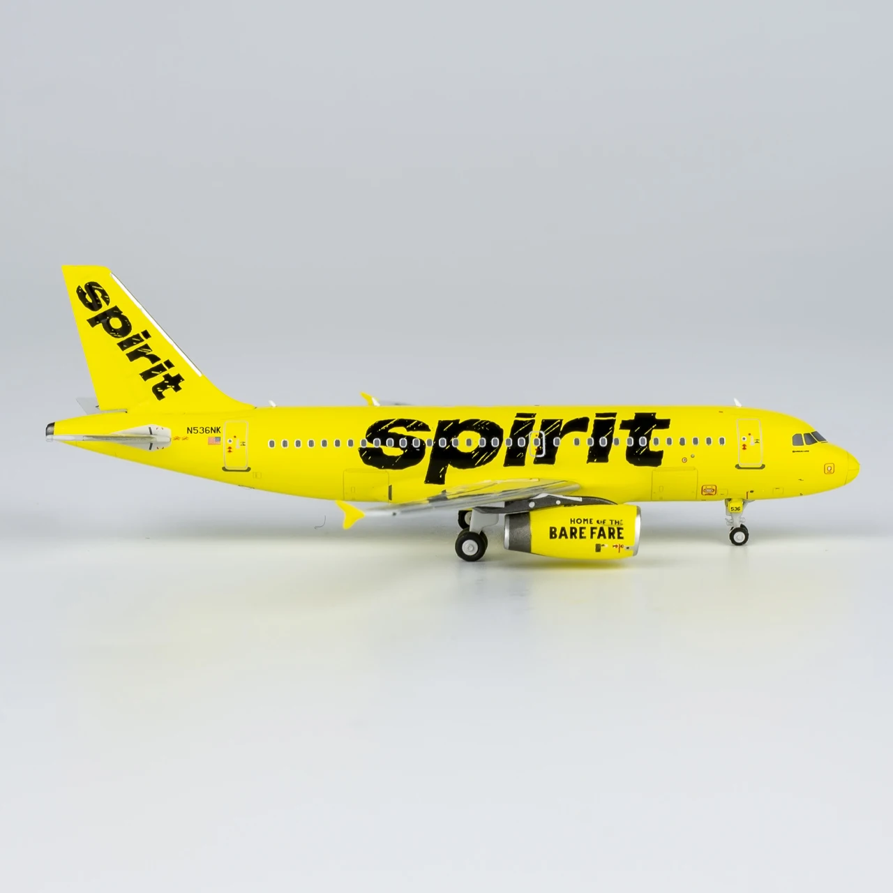 49023 Alloy Collectible Plane Gift NG Model 1:400 Spirit Airlines Airbus A319-100 Diecast Aircraft Jet Model N536NK