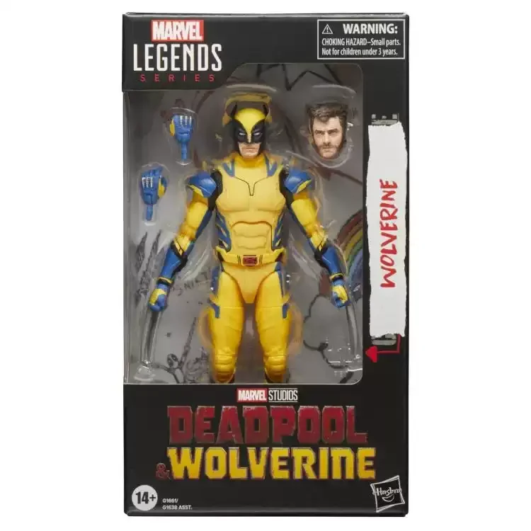 In Stock Original Marvel Deadpool 3 Series Deadpool And Wolverine Anime Figure 6-Inch Logan Action Figurine Collectibl Toys Gift