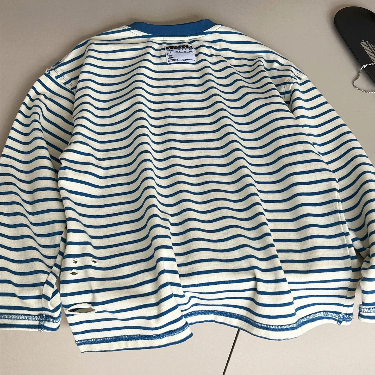 Children Clothes Kids Casual Loose T Shirt 2026 Autumn New Striped Long-sleeved T-shirts Boys Top Loose Simple Stylish Tops