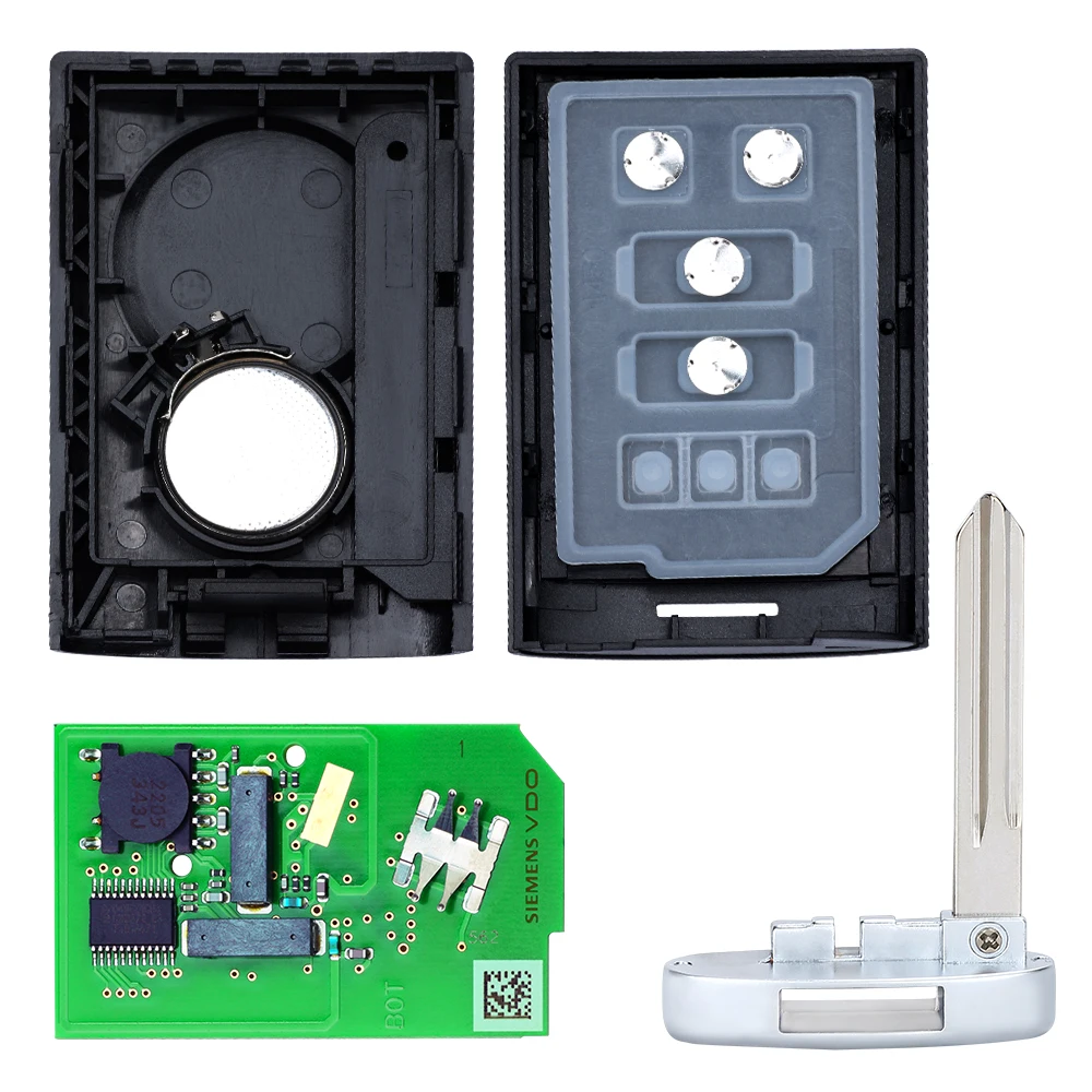 DIYKEY Smart Remote Auto Car Key Control Fob for 2014-2016 Chevrolet Captiva With 434mhz PCF7952 95129968 95129967 4 Button