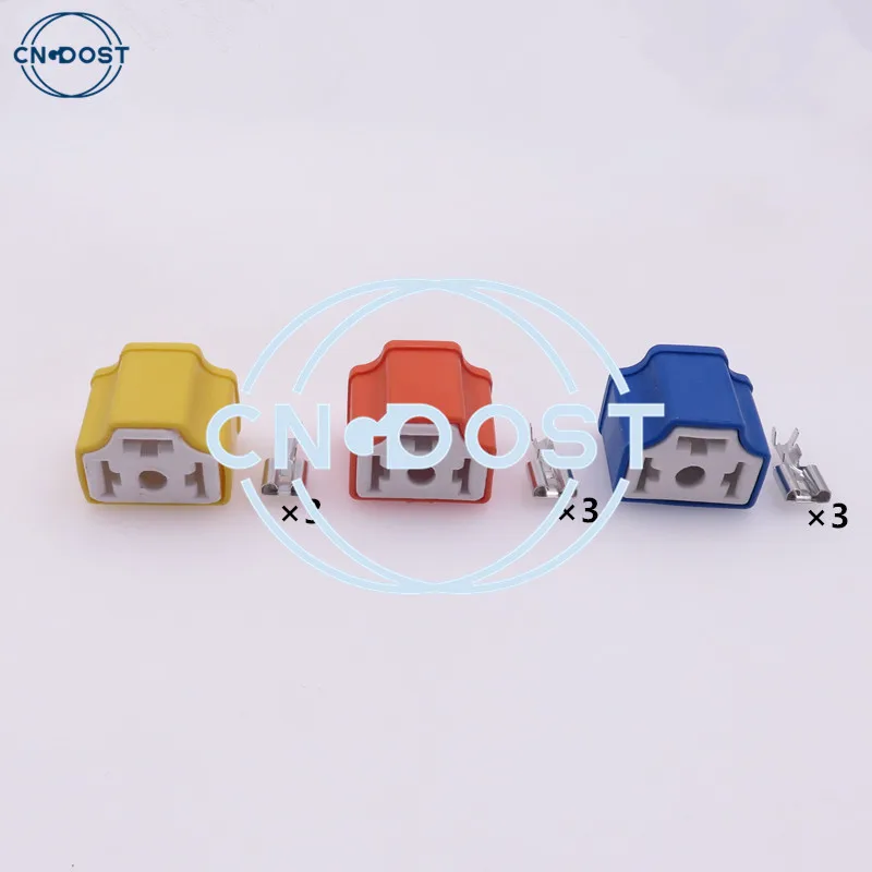 

1 комплект, 3-контактный 7,8-серия H4-2A, вилка автомобильной лампы, керамическая, устойчивая к высоким температурам, вилка переменного тока в сборе, держатель лампы с автоматическим реле H4