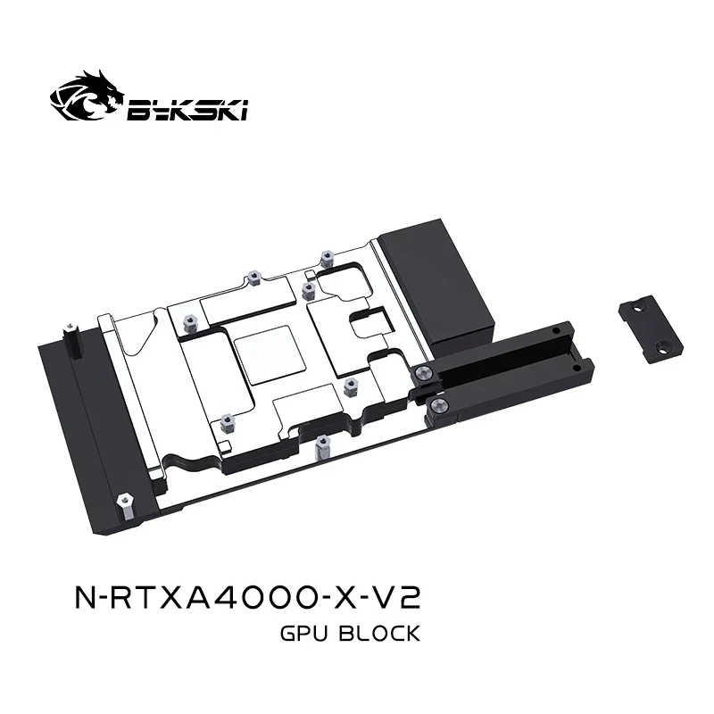 Bykski N-RTXA4000-X-V2 GPU Cooler for Leadtek RTX A4000 Metal VGA Water Block Refrigerador de água para placas de vídeo