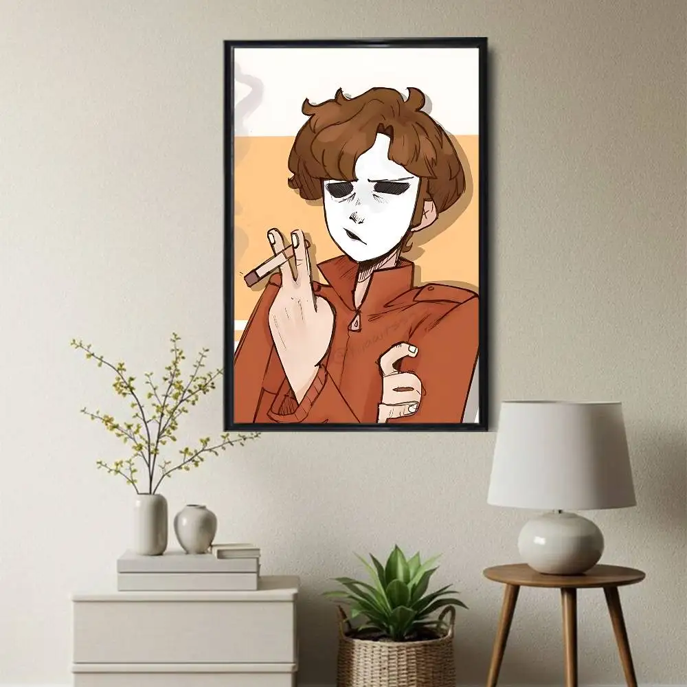 Operator MH Marble Hornets Poster HD Art Sticky Wall Waterproof Home Living Room Bedroom Bar Aesthetic Decoration