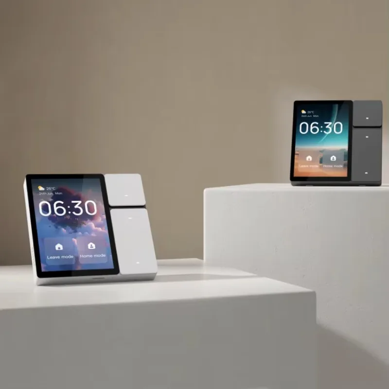 2024 Gold 3,5 Zoll Home Smart Wandschalter IoT Smart Home Automation Smart Living Apps arbeiten zusammen