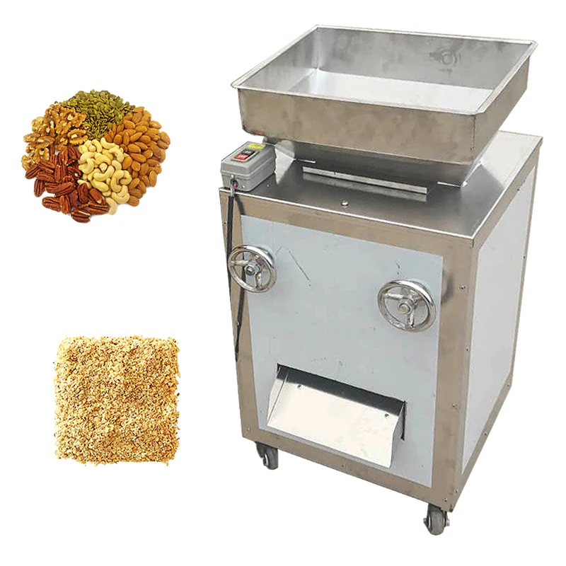 Adjustable Nut Chopping Peanut Dicing Pellet Crushing Machine For Soybean Sesame