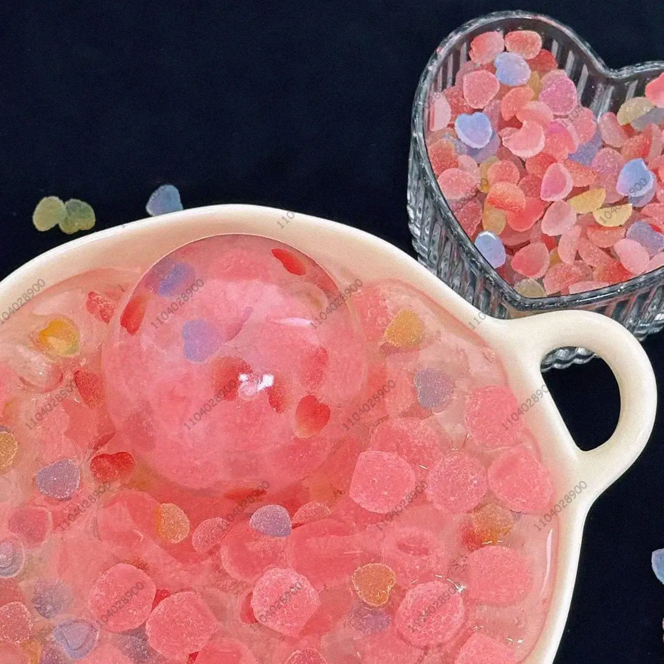 ลูกบอลบีบแก้เครียดรูปสตรอว์เบอร์รี่มิลค์เชค บัตเตอร์บอล ของเล่นบีบคลายเครียด ของขวัญ