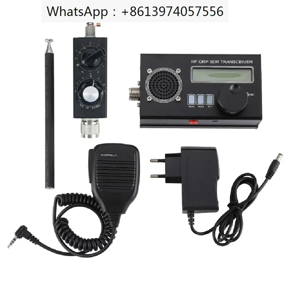 Baru USDX 8 Band SDR Semua Mode USB, LSB, CW, AM, FM HF SSB QRP Transceiver QCX-SSB + Mini-ant 20W QRP Antena Gelombang Pendek