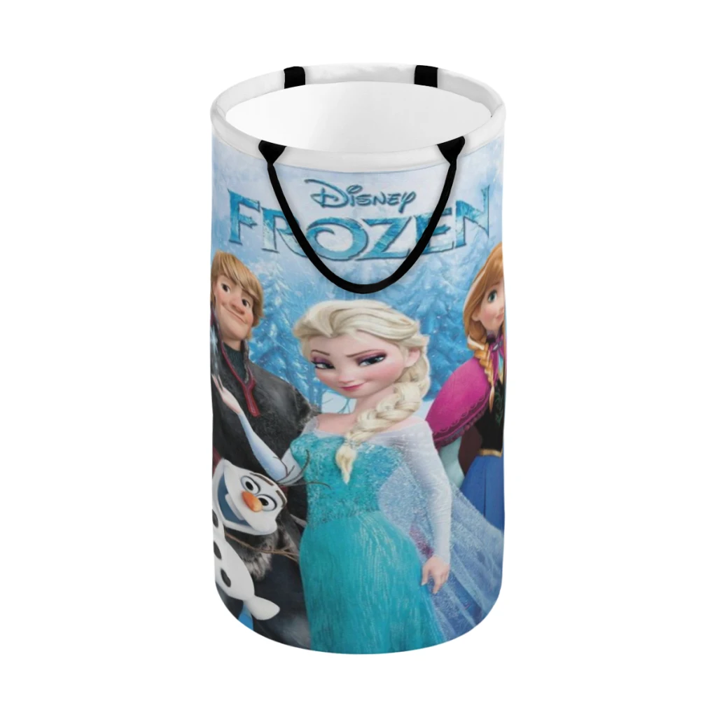 

Large Capacity Laundry Basket Frozen Disney Elsa Fabric Laundry Moving Folding Dirty Laundry Basket