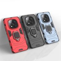 Shockproof Bumper For Poco X7 5G Case Cover Poco X7 Coque Fundas Hard PC Finger Ring Holder Phone Back Case Poco X7