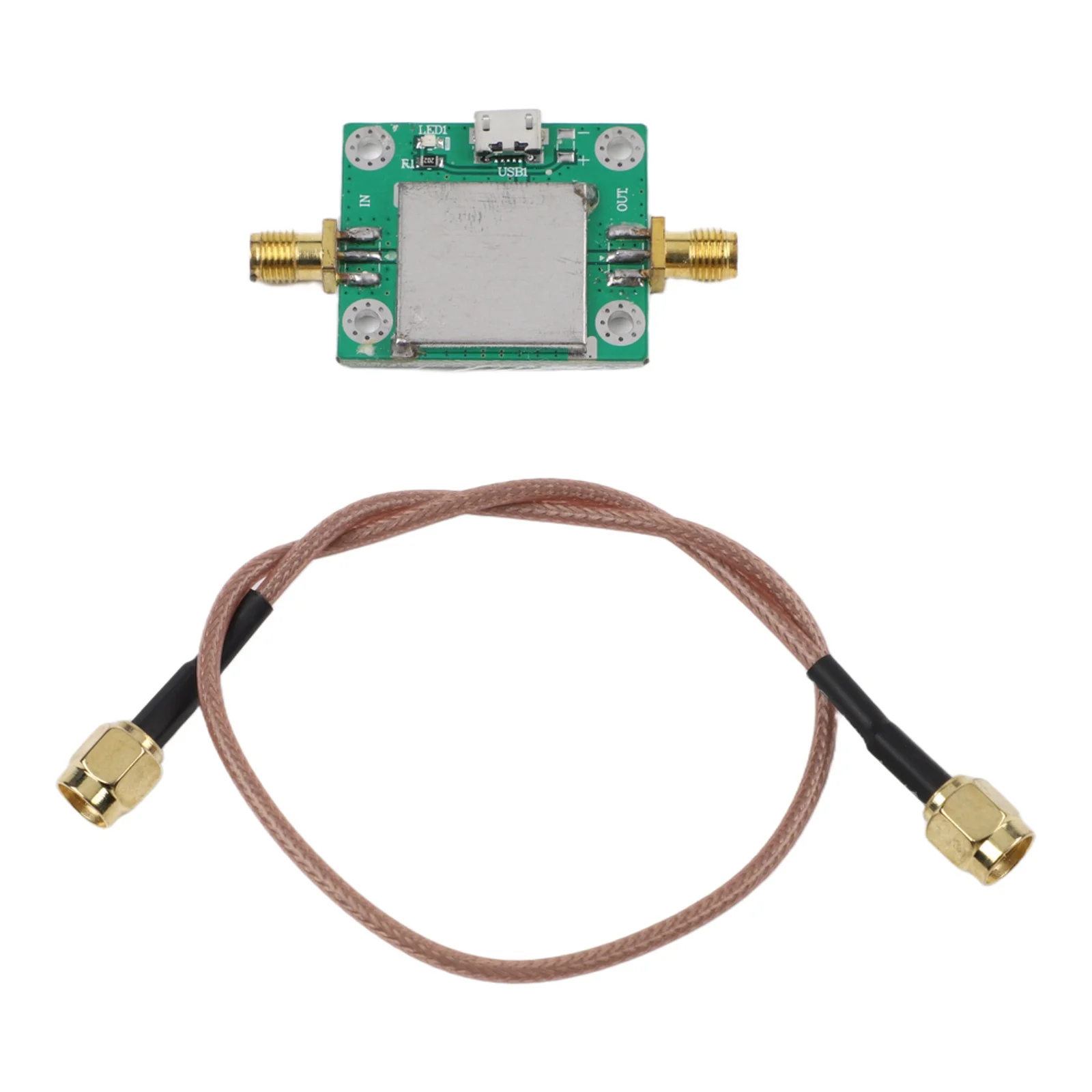 Low Noise Rf Module For Usb Rf Transmission Circuit Module Wide Frequency Range Rf Device Usb Power Supply RF 20dB USB RF 5V