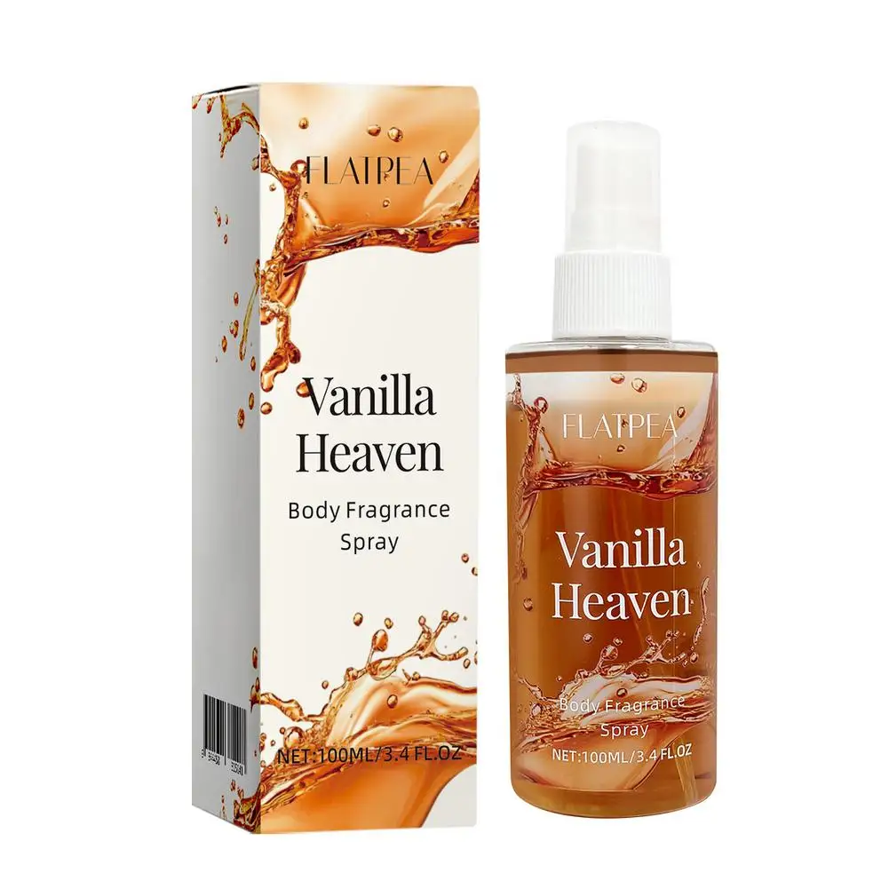 100ml Portable Vanilla Body Spray Gentle Non-Irritating Formula Long-Lasting Light Scent Air Freshener Christmas Gift 2026 1pc