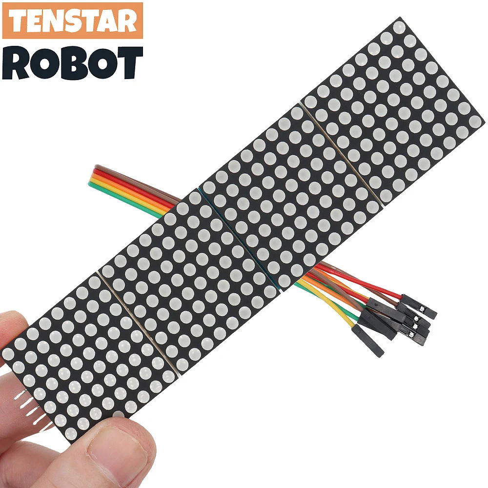 MAX7219 Dot Matrix Module 4 in 1 Red Green Display