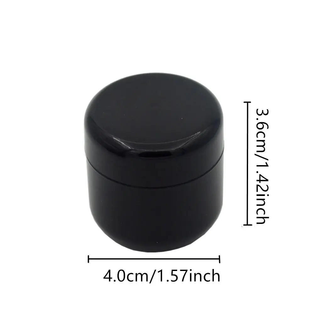 140 Pieces 30g 30ml Plastic Cosmetic Cream Filling Jar Light Proof Nail Polish Packing Black Travel Bottle Empty Small Capacity