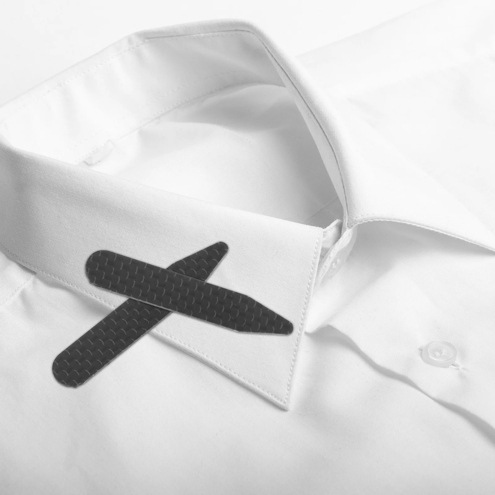 Camisa para hombre, 2 uds., refuerzo de cuello, soporte de inserción, camisas de vestir, traje, ropa Formal, suministros de estilo, traje para hombre