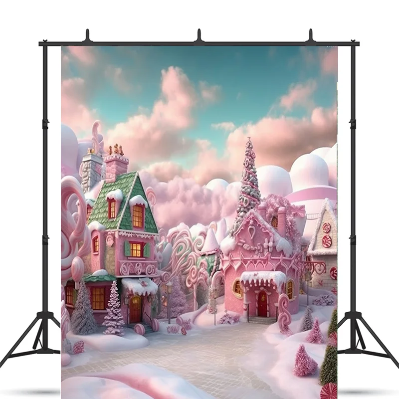 ZHISUXI Christmas Day Decoration Photography Backdrops Living Room Ornament Candy Creath Studio Background Props DSS-02