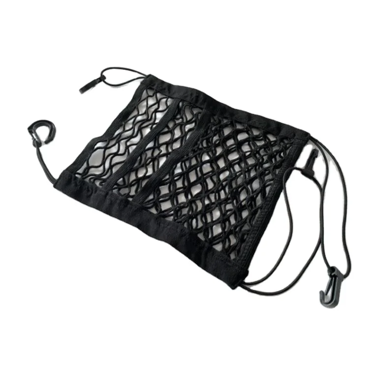 

Car Mesh Organizer Seat Back Net Bag Barrier of Backseat Kids Children Pet Dog Tissue Handbag Purse Holder Car Storage Netting P