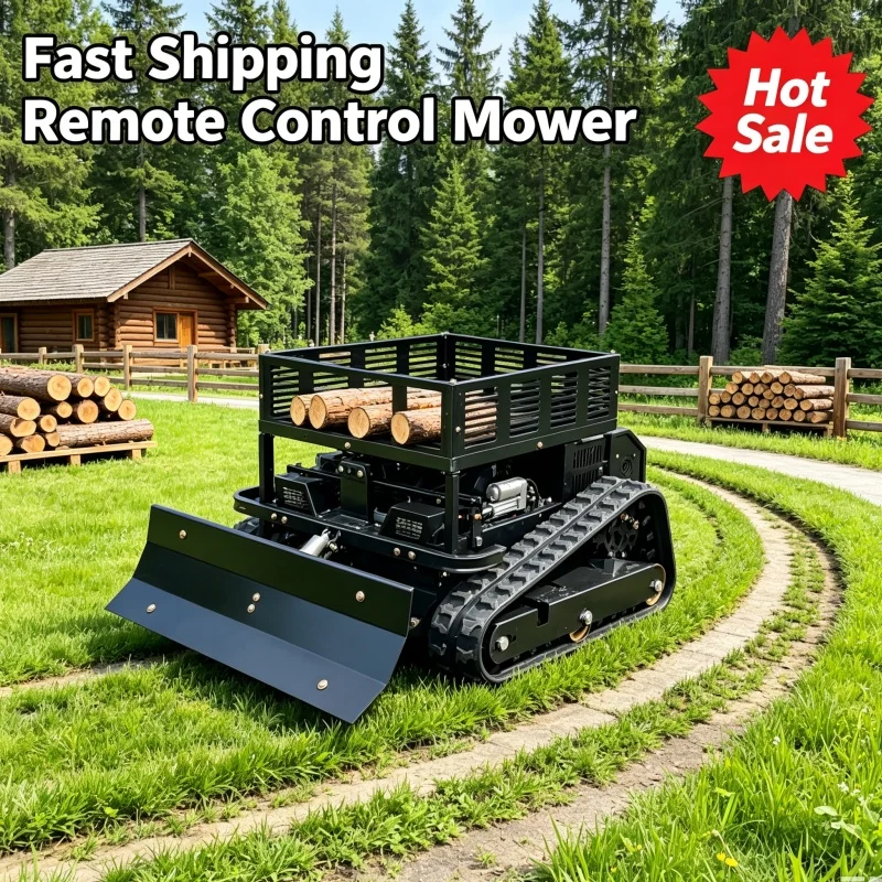 Customized Fast Shipment Remote Control Lawn Mower Cordless Lawn Mower Zero Turn Lawn Mower Sturdy Chassis For Heavy Duty Use