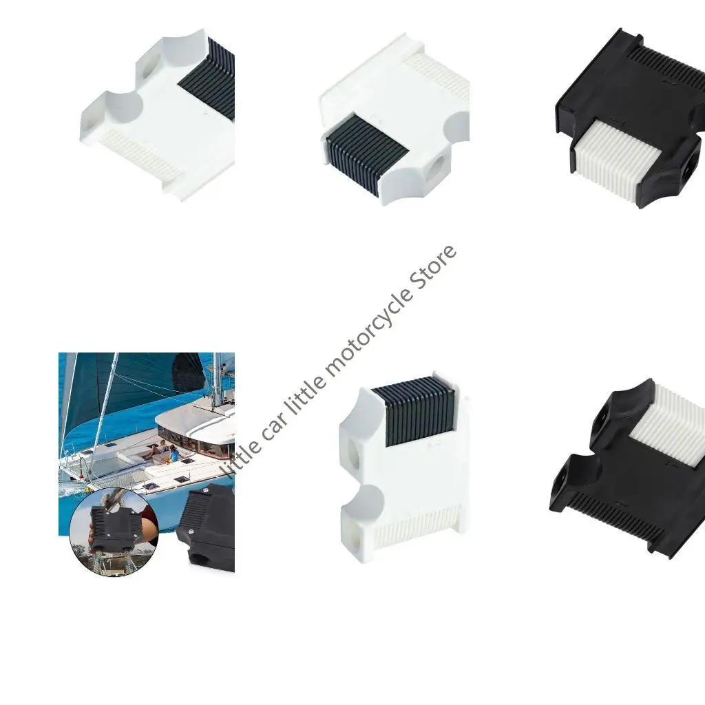 White ABS Marine Fender Anti-collision Ball Holder Fixed Cable Adjuster Cable Hanger Regulator Yacht Accessories