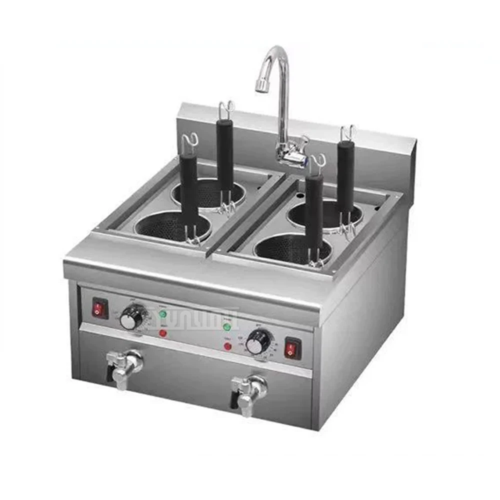 

DM-A4 Настольная печь для лапши Коммерческий электрический горшок с 4 отделениями для быстрой общественного питания и общественного питания