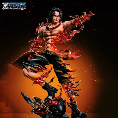 Figura de acción de One Piece Ace, Portgas·D· Ace, estatua de Pvc Gk, colección de modelos, muñeca, decoración de escritorio, juguete, regalos de cumpleaños