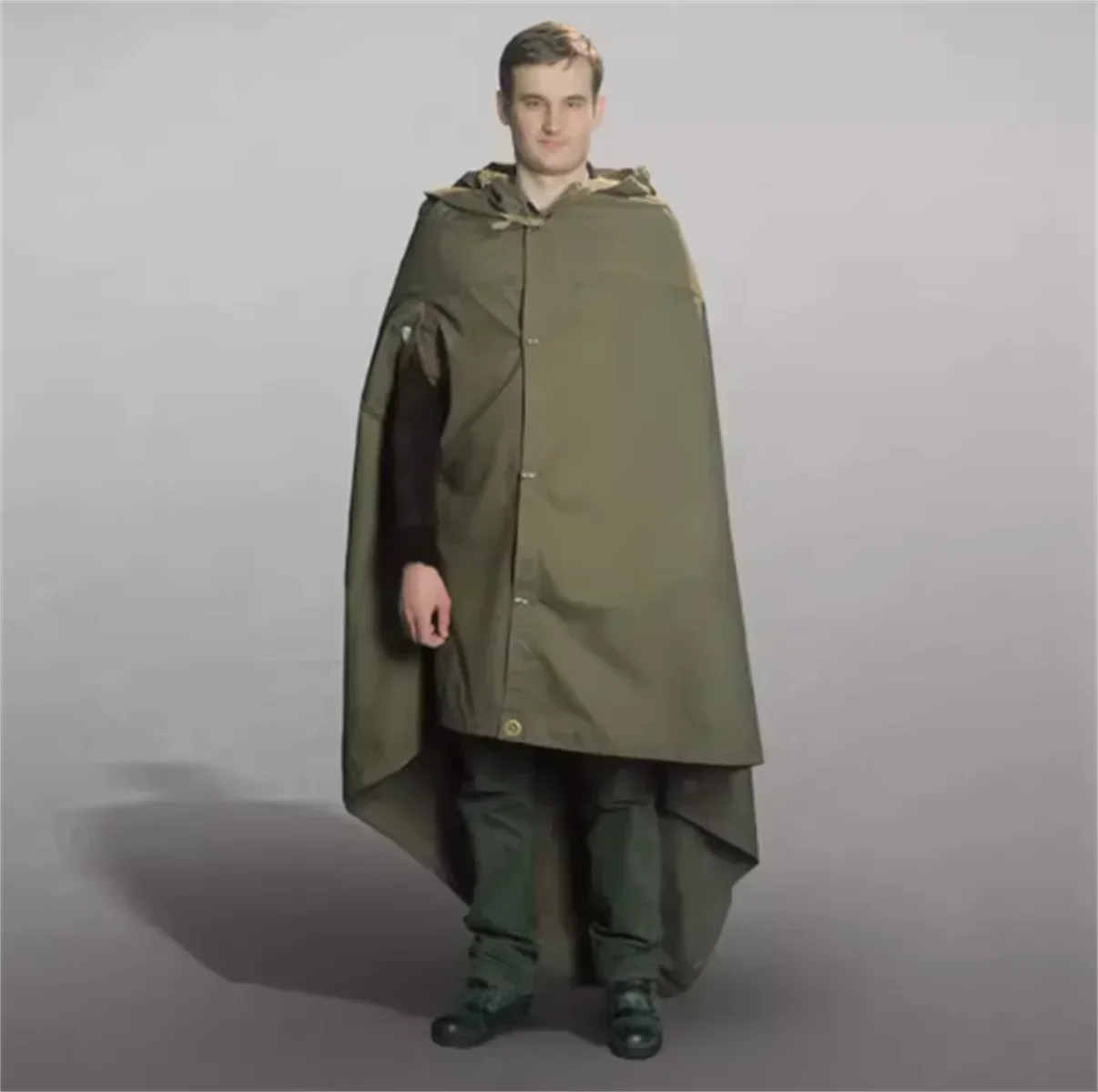 Russian Soviet Union military cloak outdoor portable thermal insulation windproof jacket set field suit