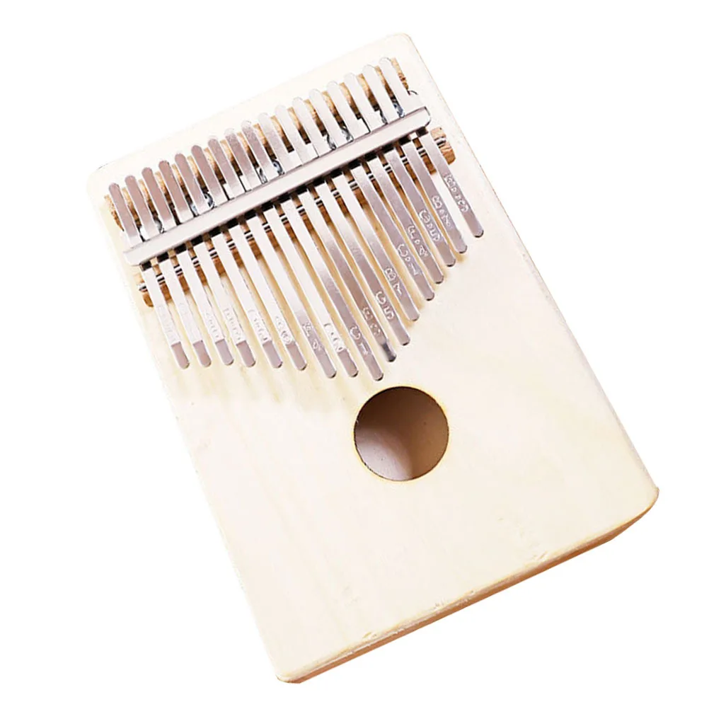 

1Set DIY Wooden Thumb Piano Painting Blank Kalimba Material Finger Musical Instrument for Kids Beginners Graffiti