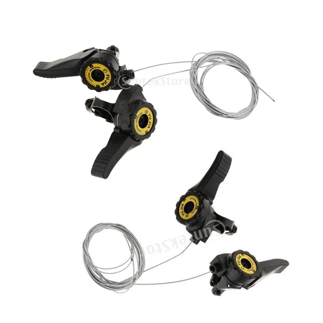 2 Sets Bike Thumb Shifters 3x5 6 7 Speeds Cycling Bike Thumb Gear Shifter Bike Friction Shifter Bike Part for Mountain Road Bike AliExpress 18