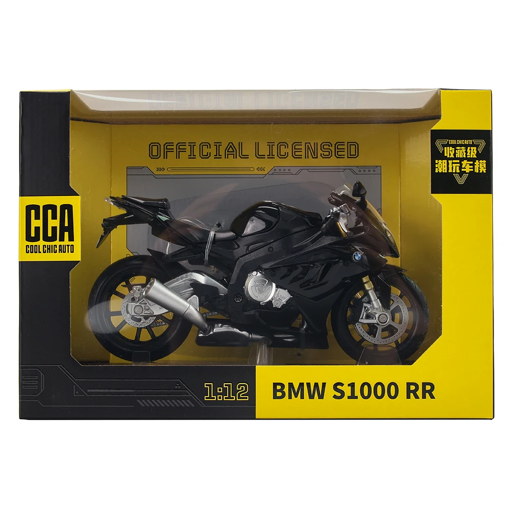 MSZ CCA 1:12 BMW S1000 RR 클래식 오토바이 모델 합금 자동차 모델 장난감, 자동차 캐스팅 컬렉션 장난감 선물, 크리스마스 선물