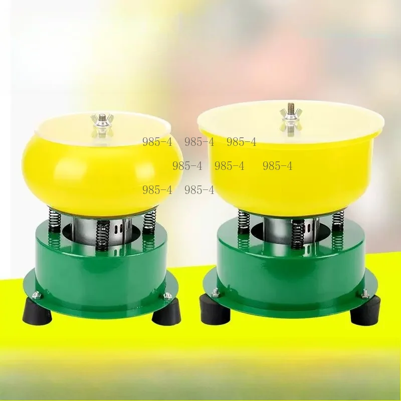 Efficient Barrel Rock Stone Grinder Machine, 6 Inch Vibratory Tumbler for Jade Agate Polishing