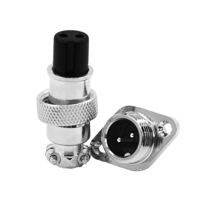 CIXIYCX GX16 Rhombus Flange Seat Aviation Connector 2/3/4/5/6/7/8/9/10 Pin Aviation Wire Panel Connectors