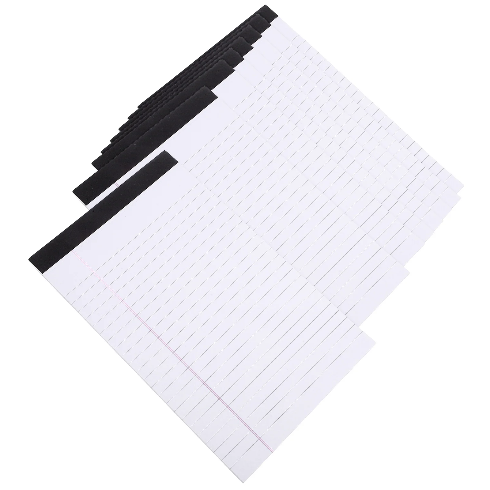 8pcs A5 Notepads White Legal Pads Mini Soft Covers Writing Office Supplies Tearable School Memo Pad Student Teacher Use