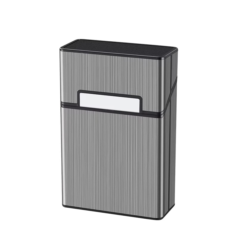 Hot Sale 20-Pack Anti-Pressure Moisture-Proof Portable Sealed Cigarette Boxes Stylish Popular Cigarette Case Aluminum Magnet