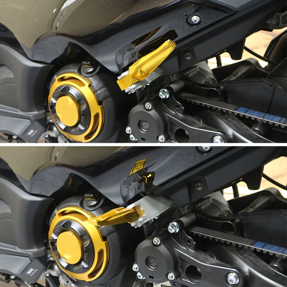 Reposapiés trasero de motocicleta, reposapiés de pasajero para Yamaha MT03 MT07 MT09 2013 2014 2015 2016 2017 2018 2019 2020