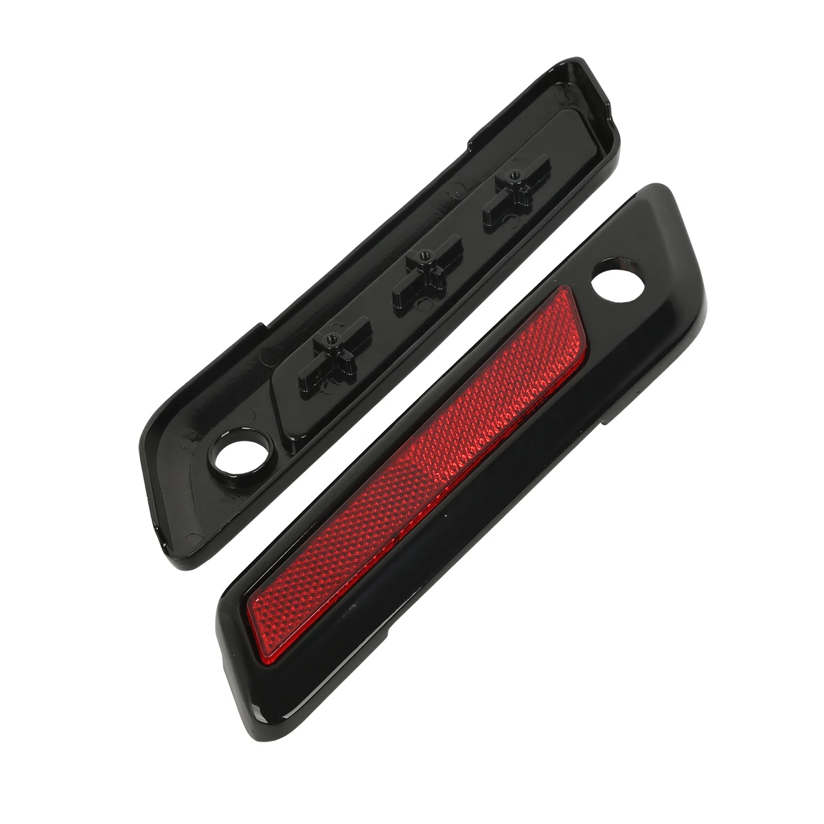 

Motorcycle Saddlebag Hinge Latch Covers Fit For Harley Touring Road King Glide 2014-2023 Black /Chrome