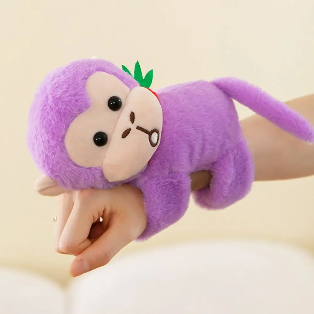 Wrist Style Plush Doll Slap Bracelet Cute Panda Capybara Monkey Chick Slap Bracelet Handheld Wrist Doll Kids Christmas Gift