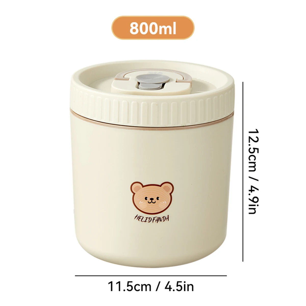 WORTHBUY Draagbare geïsoleerde lunchbox 304 roestvrijstalen fruitsalade Voedselcontainer Lekvrije Bento Box Magnetron Verwarbaar