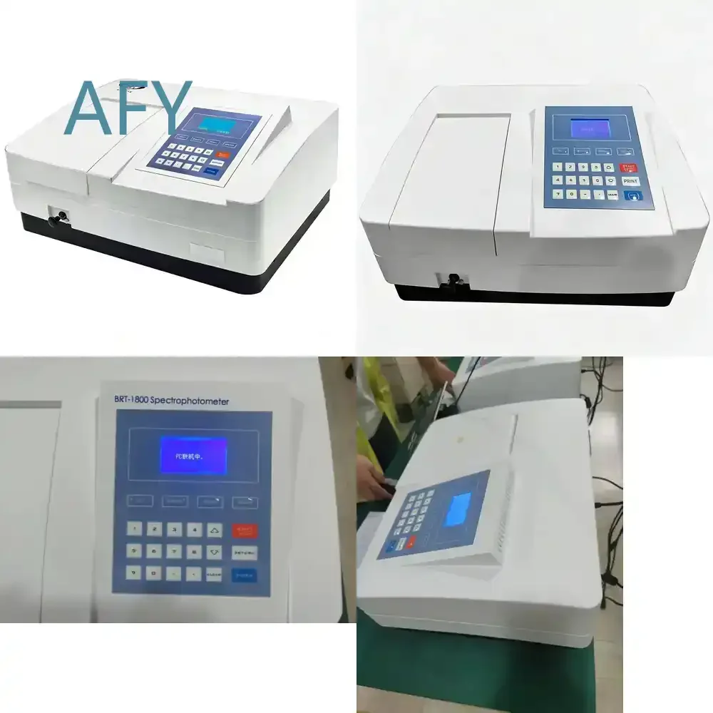 UV-1800 UV Vis Spectrophotometer for UV-1800 with 2nm Spectral Bandwidth LCD Display Lab Spectrophotometer for Scientific