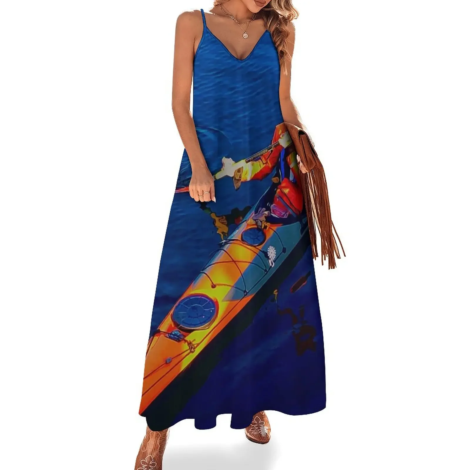 

Kayaker Sleeveless Dress beach dresses women party dresses birthday dress for women