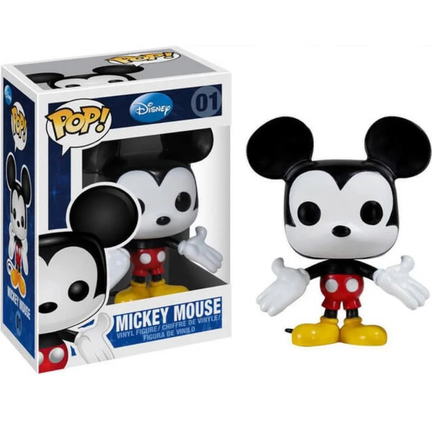 Funko Disney Mickey i przyjaciele 1075 # Mickey Mouse 01 # Minnie Mouse 23 # POP winylowe lalki kolekcja figurek zabawki modele prezenty dla dzieci